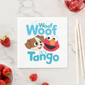 Sesamstraat | Wof Wof Woof Het is Tango & Elmo Servet (Insitu)