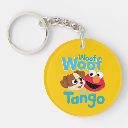 Sesamstraat | Wof Wof Woof Het is Tango & Elmo Sleutelhanger (Voorkant)