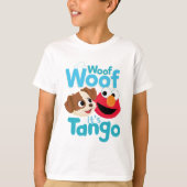 Sesamstraat | Wof Wof Woof Het is Tango & Elmo T-shirt (Voorkant)