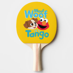 Sesamstraat   Wof Wof Woof Het is Tango & Elmo Tafeltennisbatje