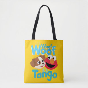 Sesamstraat Wof Wof Woof Het is Tango & Elmo Tote Bag