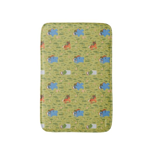Sesamstraat | Woodland Friends Pattern Badmat (Voorkant Verticaal)