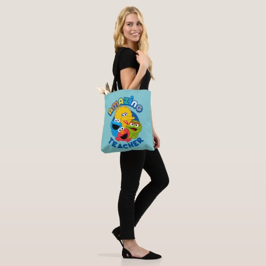 Sesamstraat | Ze zijn geweldig leraar Tote Bag (Op model)