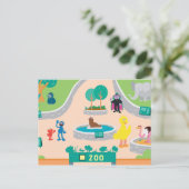 Sesamstraat | Zoo Scene Briefkaart (Staand voorkant)