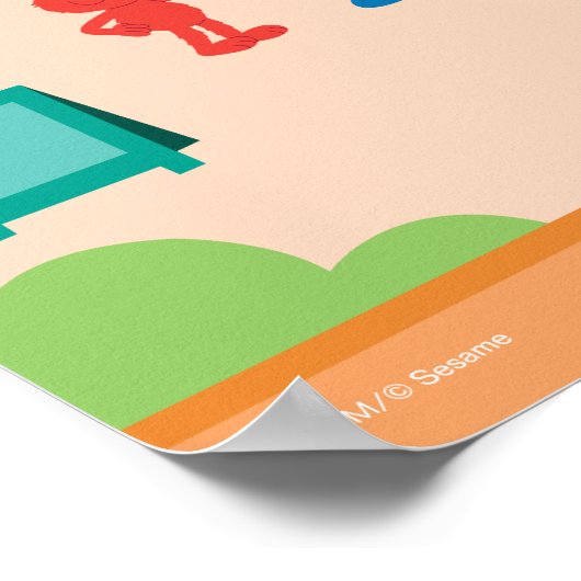 Sesamstraat | Zoo Scene Poster (Hoek)