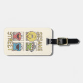 SesamstraatVintage Character Comic Bagagelabel (Voorkant horizontaal)