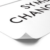 Sese Wo Soban | Symbool voor levenswijzigingen en Poster (Hoek)