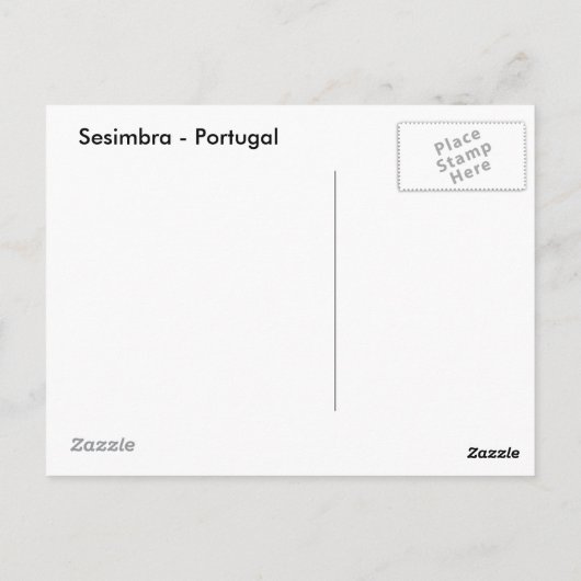 Sesimbra - Portugal Briefkaart (Achterkant)