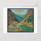 Sespe Oranje LabelFillmore, CA Briefkaart (Voorkant)