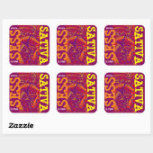 SESS SATIVA VIERKANTE STICKER (Vel)