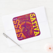 SESS SATIVA VIERKANTE STICKER (Envelop)