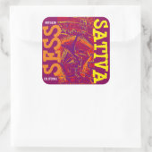 SESS SATIVA VIERKANTE STICKER (Tas)
