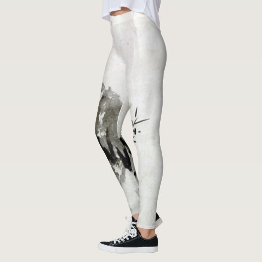 Sesshu Toyo Haboku - Landschap Sansui Leggings (Links)