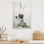 Sesshu Toyo Haboku - Landschap Sansui Poster (Keuken)