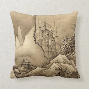 Sesshu Toyo Landschap van de Vier Seizoenen - Herf Kussen