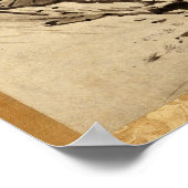 Sesshu Toyo Landschap van vier seizoenen - Herfst Poster (Hoek)