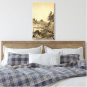 Sesshu Toyo Winter Landscape. Canvas Afdruk (Insitu (Slaapkamer))