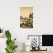 Sesshu Toyo Winter Landscape. Poster (Thuiskantoor)