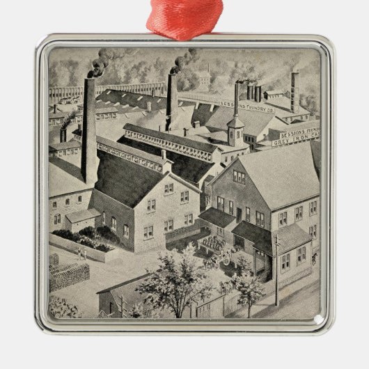 Sessions Foundry Co Metalen Ornament (Voorkant)