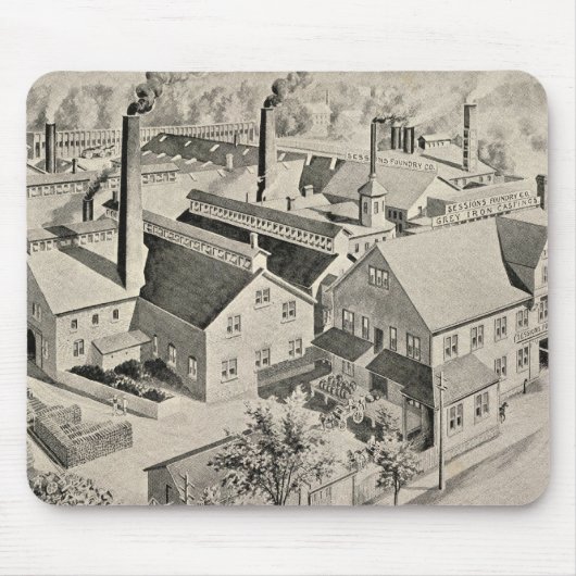 Sessions Foundry Co Muismat (Voorkant)