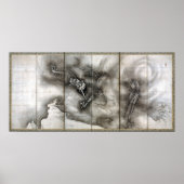 Sesson Shūkei Dragon en Tiger Poster (Voorkant)