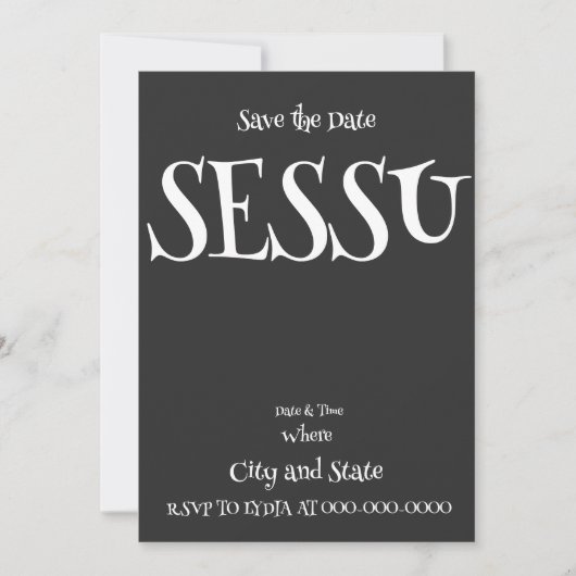 SESSU KAART (Voorkant)