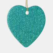 Sestive Keep Calm have Jouw tekst Turquoise Keramisch Ornament (Rechts)