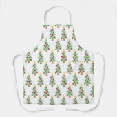 Sestive kerstbomen Apron Schort (Voorkant)