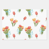 Sestive kerstfeestdagen, bakbehandelingen en Drink Inpakpapier Vel (Voorkant 2)