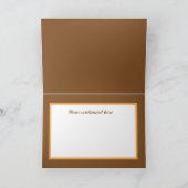 Sestive Kerstland Moose voegt sentiment toe Feestdagen Kaart (Binnen)