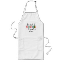 Sestive kerstman — Naam toevoegen Apron