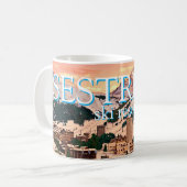 Sestriere Mug Italian Alps Ski Resort Cup | Winter Koffiemok (Voorkant links)