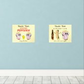 Set 14 x 11 Art Prints Movie Theater Concession  (Houten vloer)