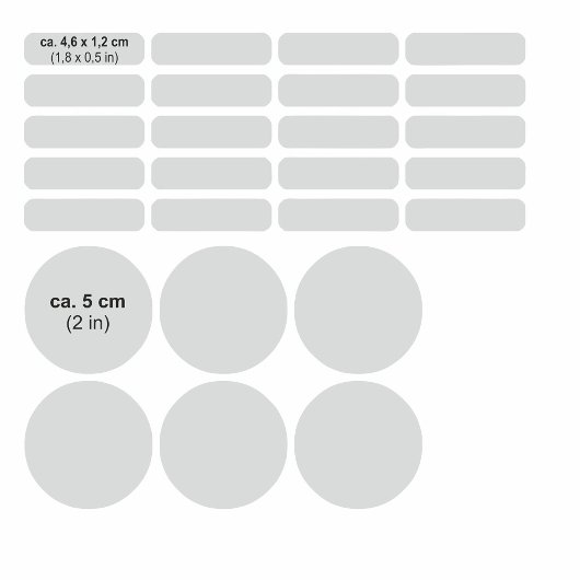 Set - 26 Namensaufkleber Fußball Tafel | Sticker