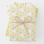 set 3 cadeaupapier, Elegant en modern Inpakpapier Vel (In situ)