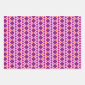 Set 3 Kleurrijke Retro 60s 70s Inpakpapier Vel (Voorkant 3)