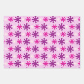 Set 3 Kleurrijke Retro 60s 70s Inpakpapier Vel (Voorkant)