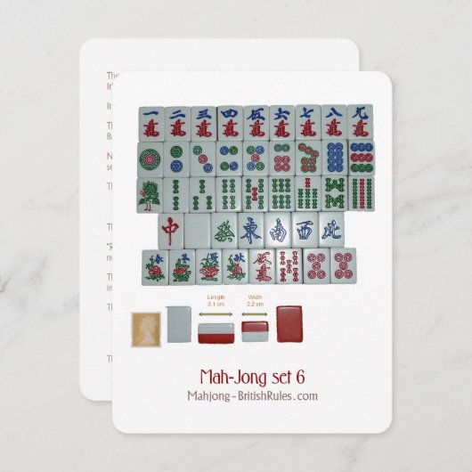 Set 6 - Toelichting Kaart (Voorkant / Achterkant)