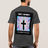 Set Apart Christian T-Shirt – Faith Graphic Tee (Achterkant)
