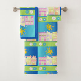 Set asciugamani bagno Badkamer Handdoek Set