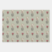 Set B, Hawaiian Style, kerstpapier Inpakpapier Vel (Voorkant 2)