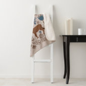 set bloemelementen in Scandinavische stijl, Sherpa Deken (In situ)