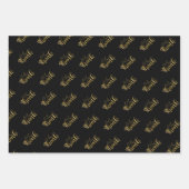 Set de hojas de papel de regalo con gracias lujoso inpakpapier vel (Voorkant 3)