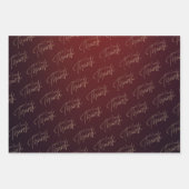 Set de hojas de papel de regalo con gracias lujoso inpakpapier vel (Voorkant 2)