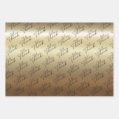 Set de hojas de papel de regalo con gracias lujoso inpakpapier vel (Voorkant)