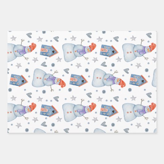 Set de hojas de papel de regalo inpakpapier vel (Voorkant)