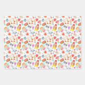 Set de hojas de papel de regalo inpakpapier vel (Voorkant 3)