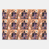 Set de hojas de papel de regalo Magia Espeluznante Inpakpapier Vel (Voorkant)