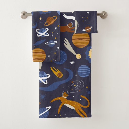 Set de toallas Animals Outer Space Bad Handdoek (Insitu)