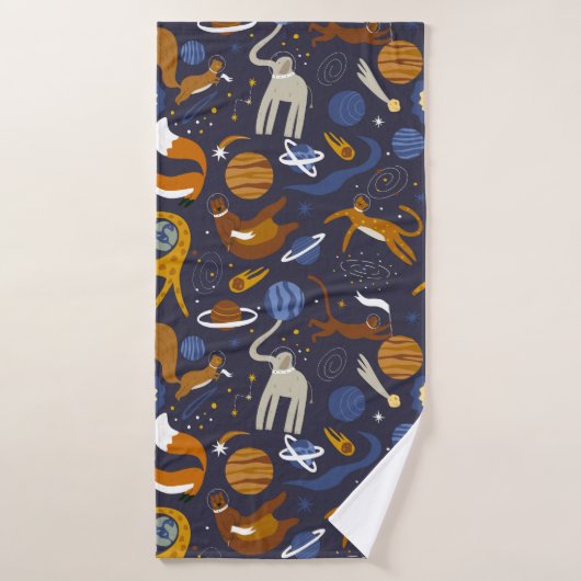 Set de toallas Animals Outer Space Bad Handdoek (Badhanddoek)